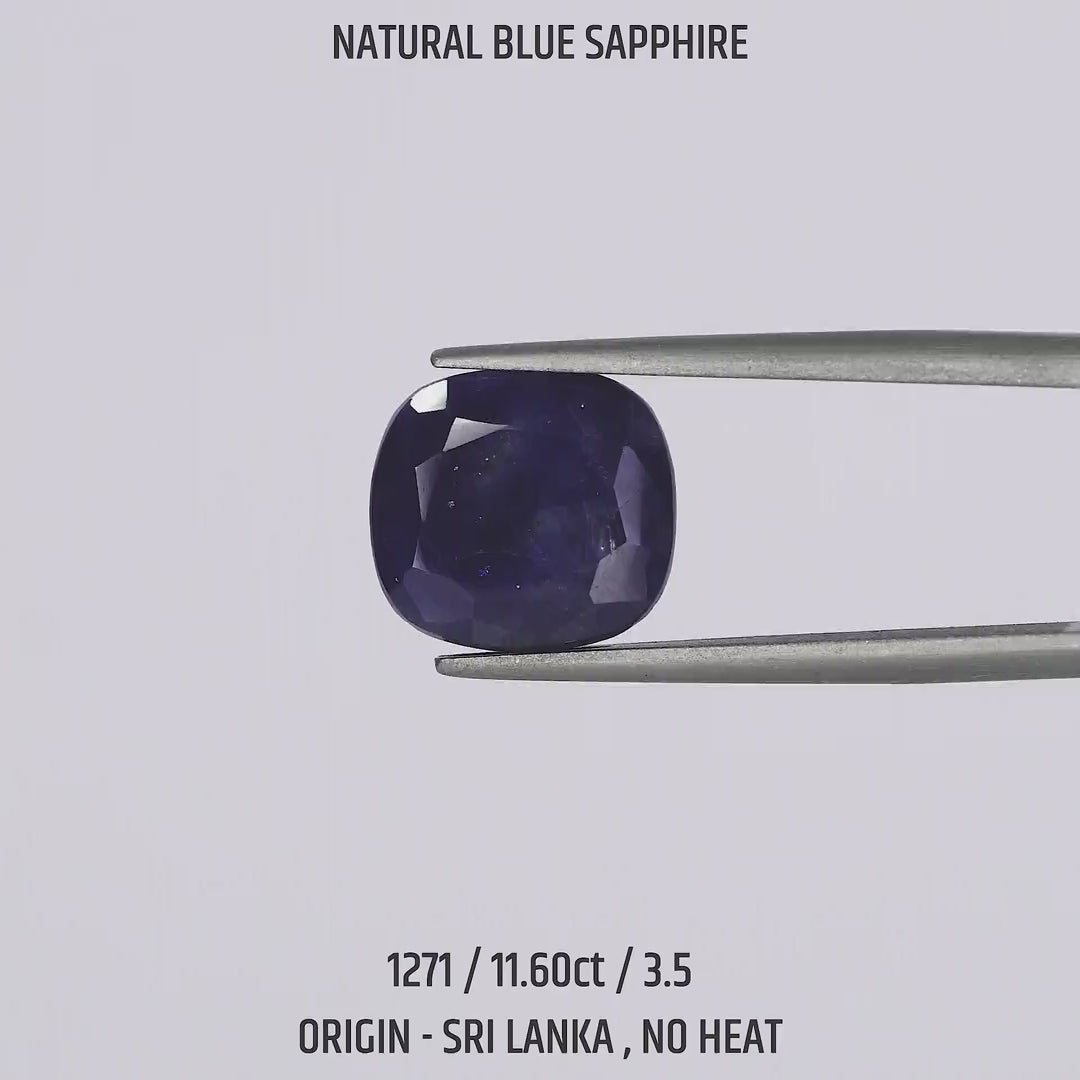 Blue Sapphire - 1271-11.60Ct-3.5