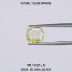
                    
                      Load and play video in Gallery viewer, Yellow Sapphire - 1211-4.02Ct-12
                    
                  