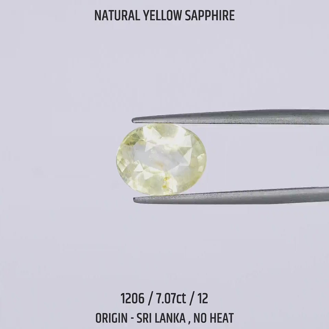 Yellow Sapphire - 1206-7.07Ct-12
