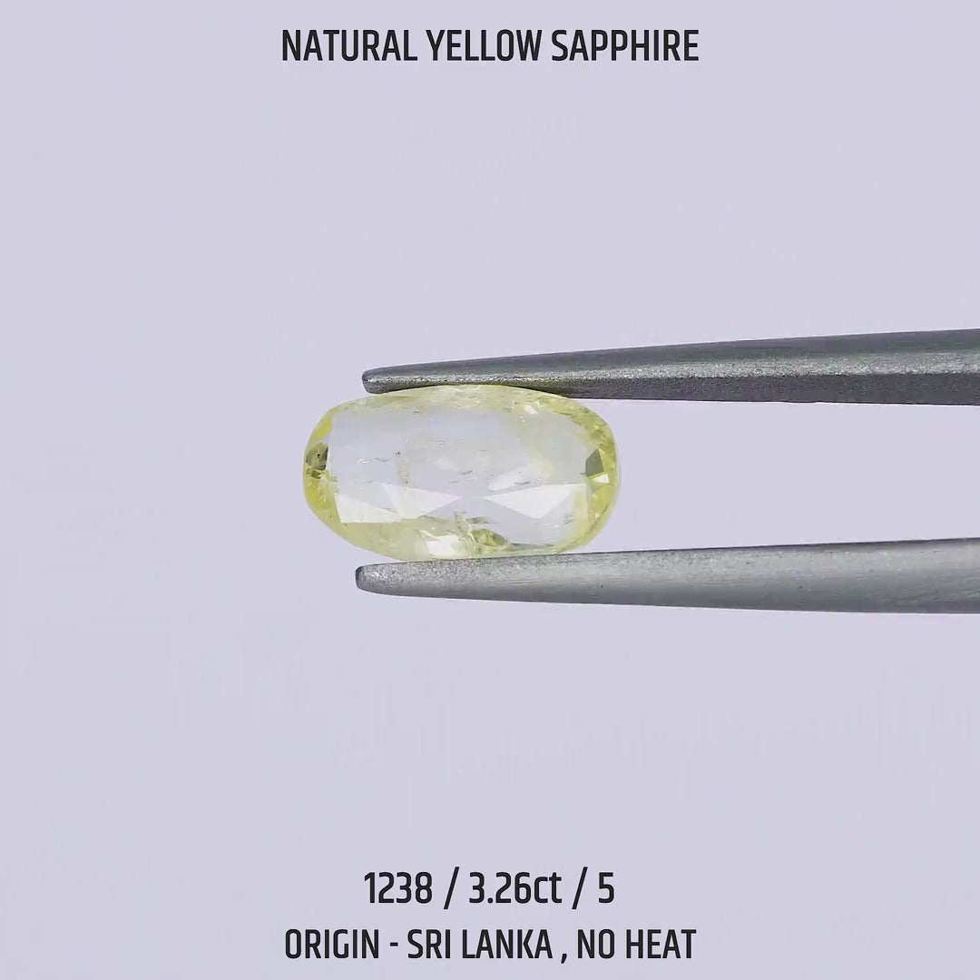 Yellow Sapphire - 1238-3.26Ct-5