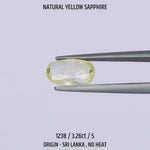 
                    
                      Load and play video in Gallery viewer, Yellow Sapphire - 1238-3.26Ct-5
                    
                  