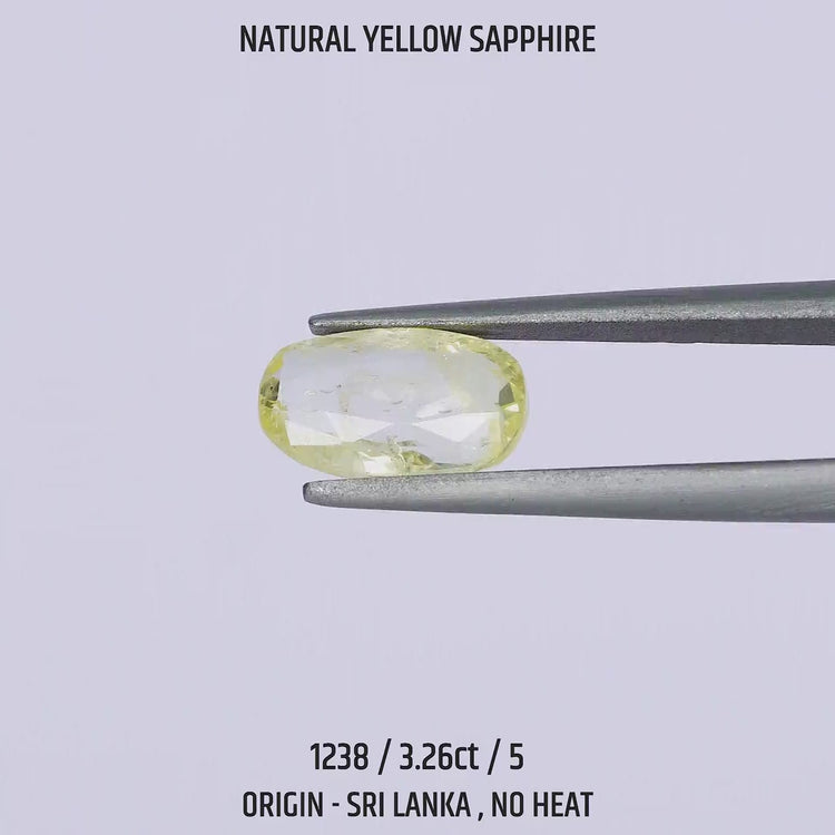 Yellow Sapphire - 1238-3.26Ct-5