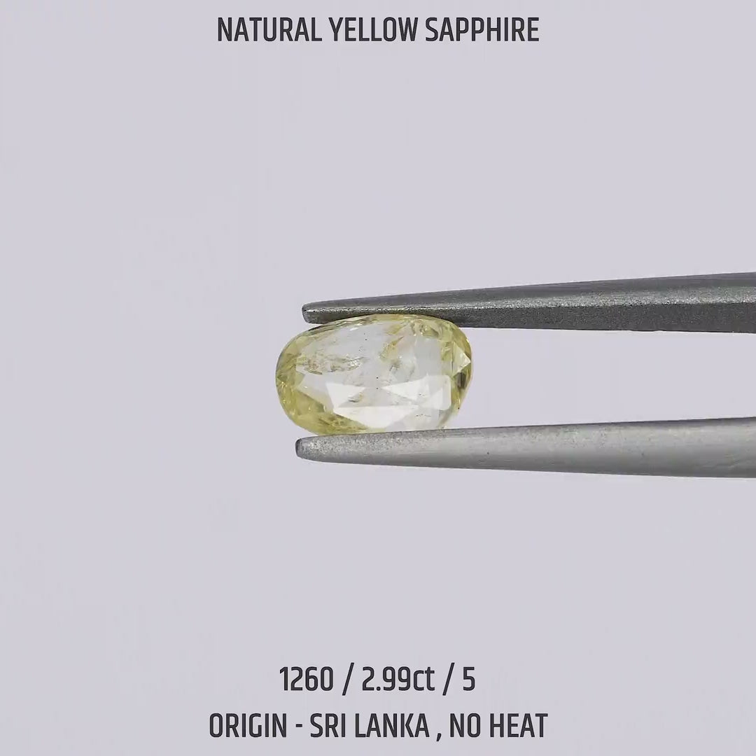 Yellow Sapphire - 1260-2.99Ct-5