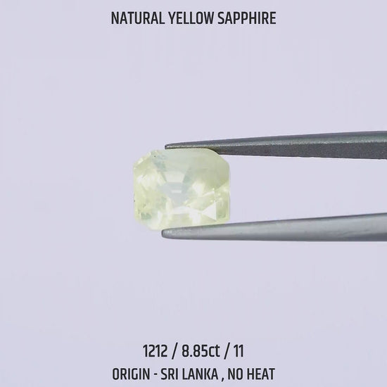 Yellow Sapphire - 1212-8.85Ct-11
