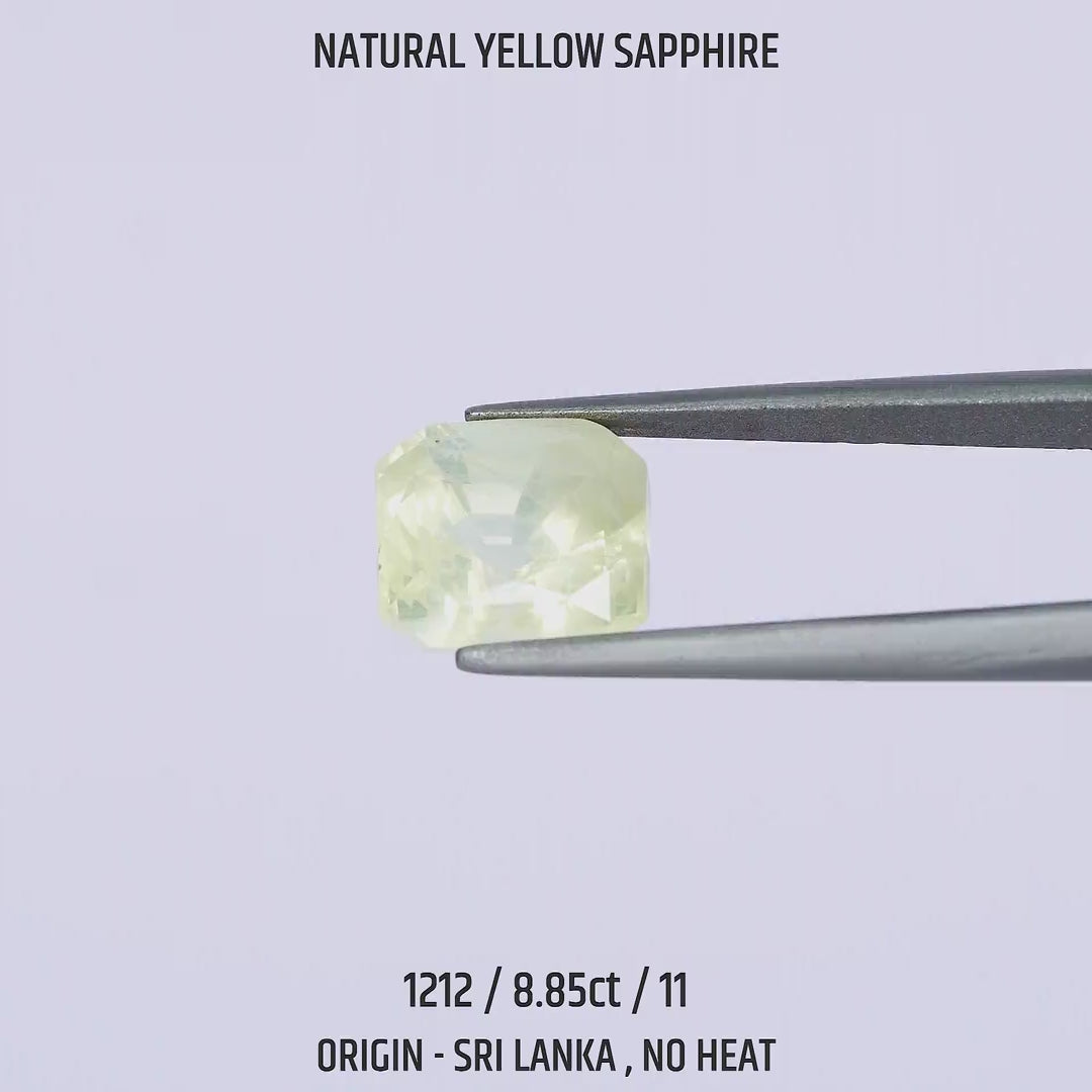 Yellow Sapphire - 1212-8.85Ct-11