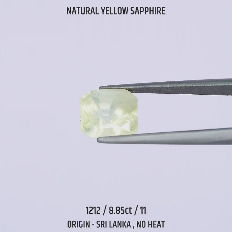 Yellow Sapphire - 1212-8.85Ct-11