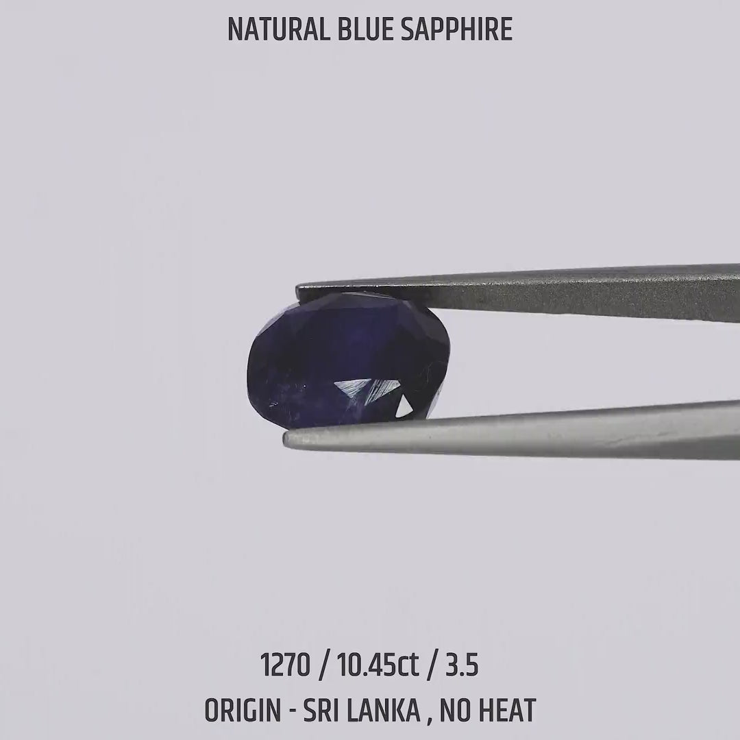 Blue Sapphire - 1270-10.45Ct-3.5