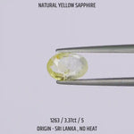 
                    
                      Load and play video in Gallery viewer, Yellow Sapphire - 1263-3.37Ct-5
                    
                  