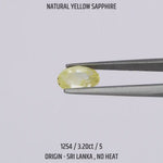 
                    
                      Load and play video in Gallery viewer, Yellow Sapphire - 1254-3.20Ct-5
                    
                  
