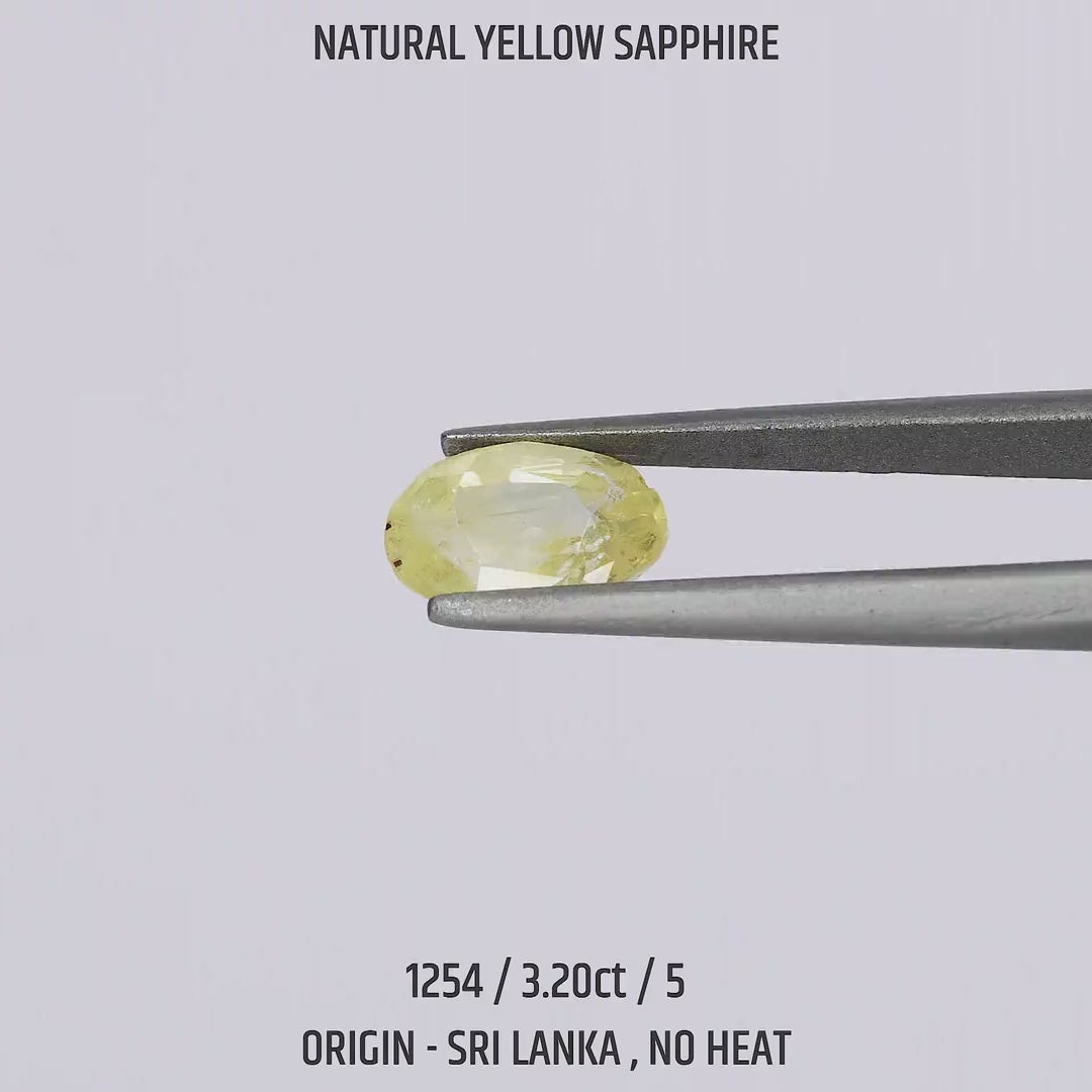 Yellow Sapphire - 1254-3.20Ct-5