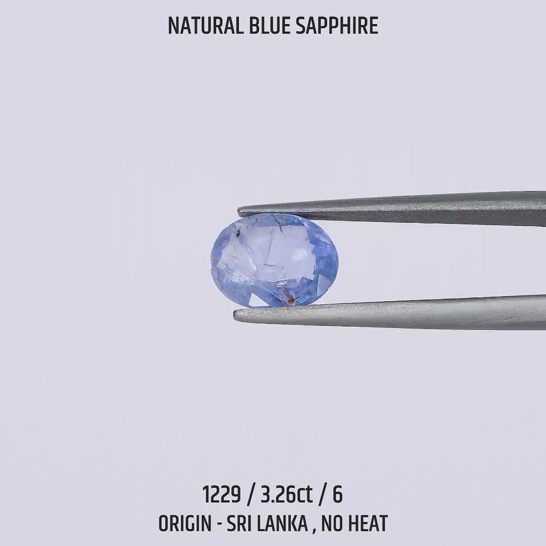 Blue Sapphire - 1229-3.26Ct-6