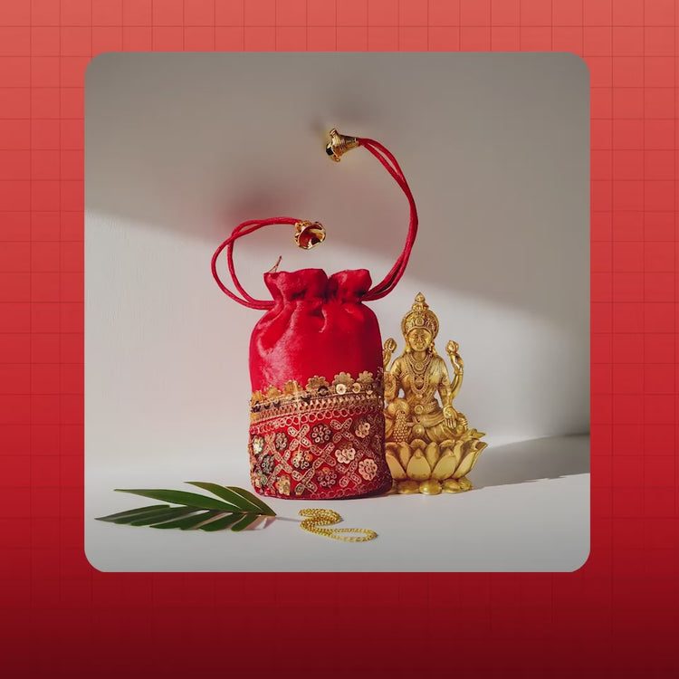 laxmi potli, lakshmi potli for wealth, dhan laxmi potli, prosperity potli, money attraction potli, financial stability potli, vastu wealth remedy, spiritual prosperity potli, laxmi potli by acharya lavbhushan
