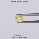 
                    
                      Load and play video in Gallery viewer, Yellow Sapphire - 1220-4.07Ct-12
                    
                  