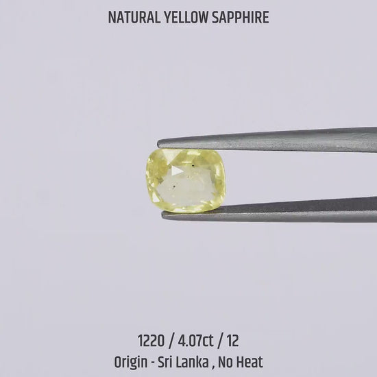 Yellow Sapphire - 1220-4.07Ct-12