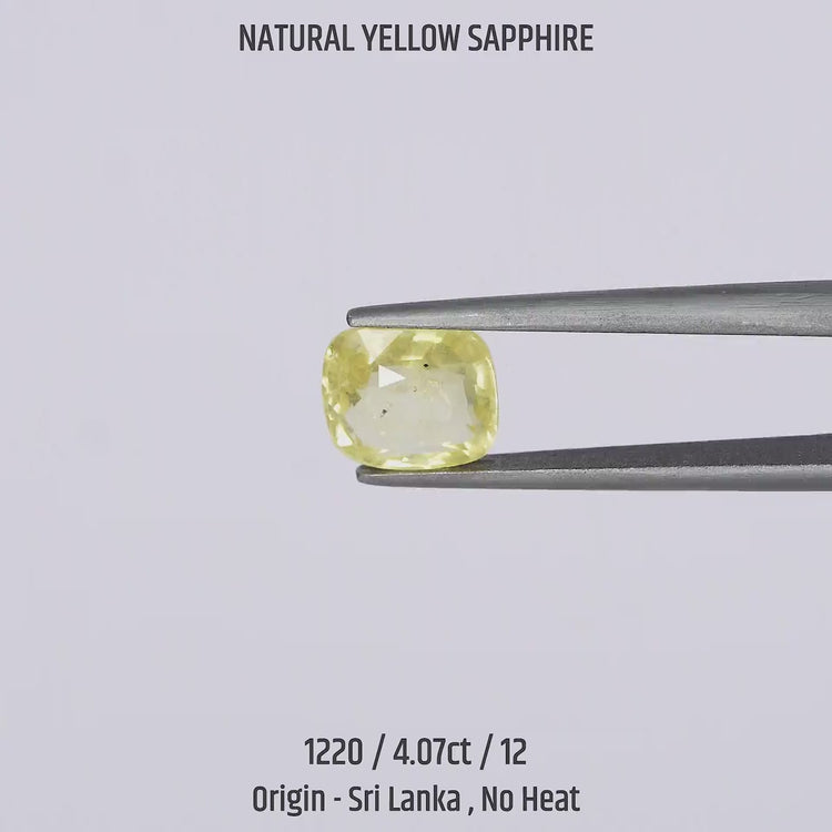 Yellow Sapphire - 1220-4.07Ct-12