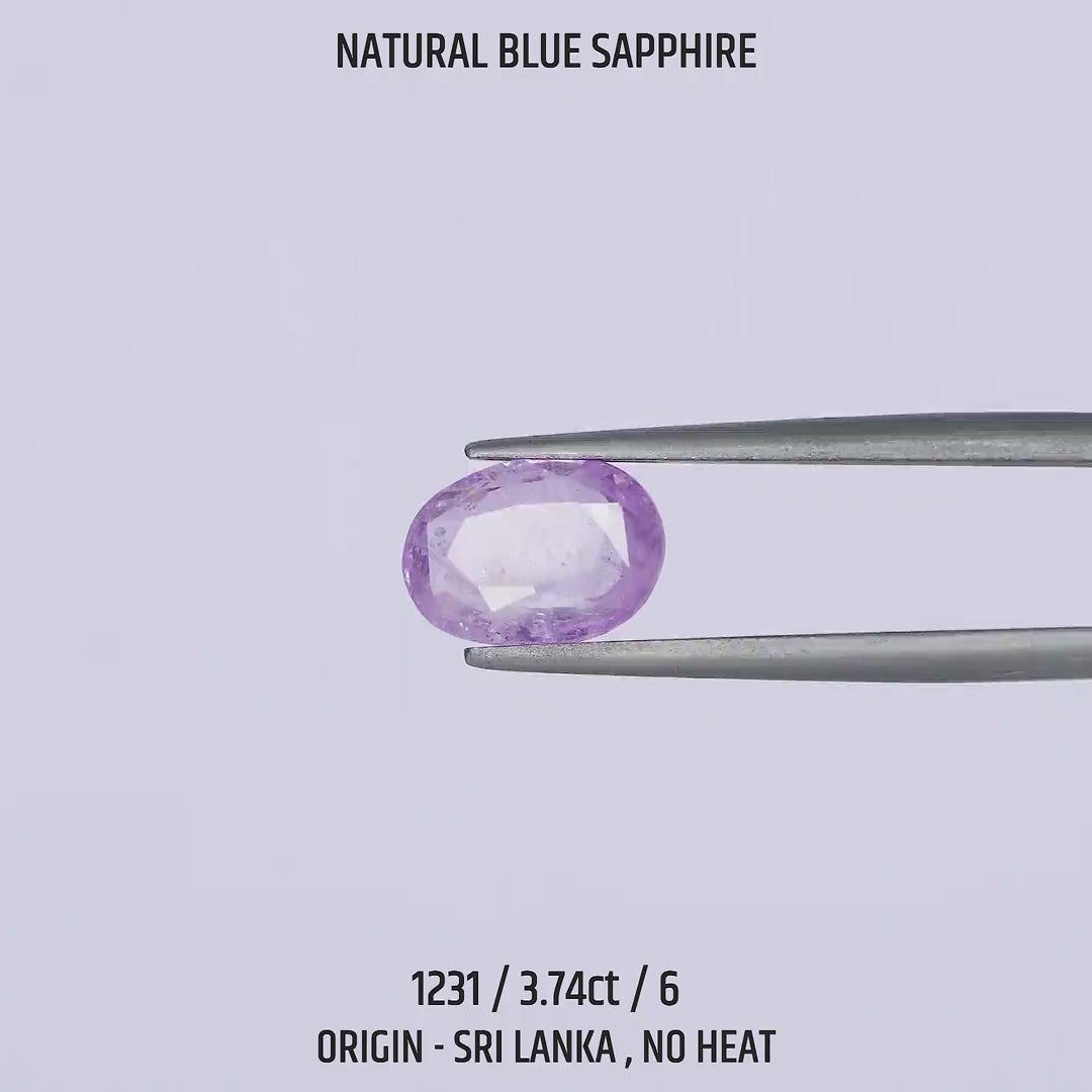Blue Sapphire - 1231-3.74Ct-6