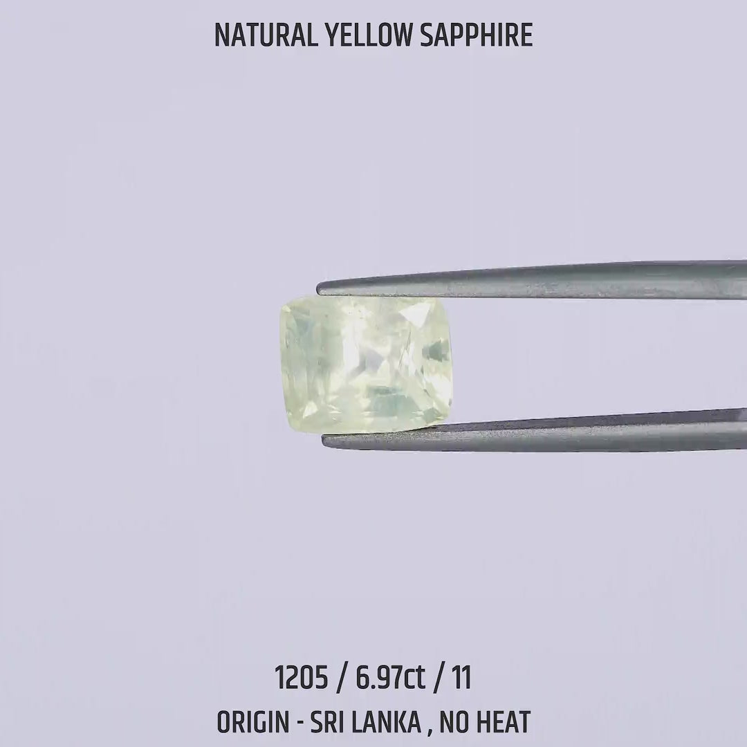 Yellow Sapphire - 1205-6.97Ct-11