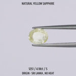 
                    
                      Load and play video in Gallery viewer, Yellow Sapphire - 1251-4.18Ct-5
                    
                  