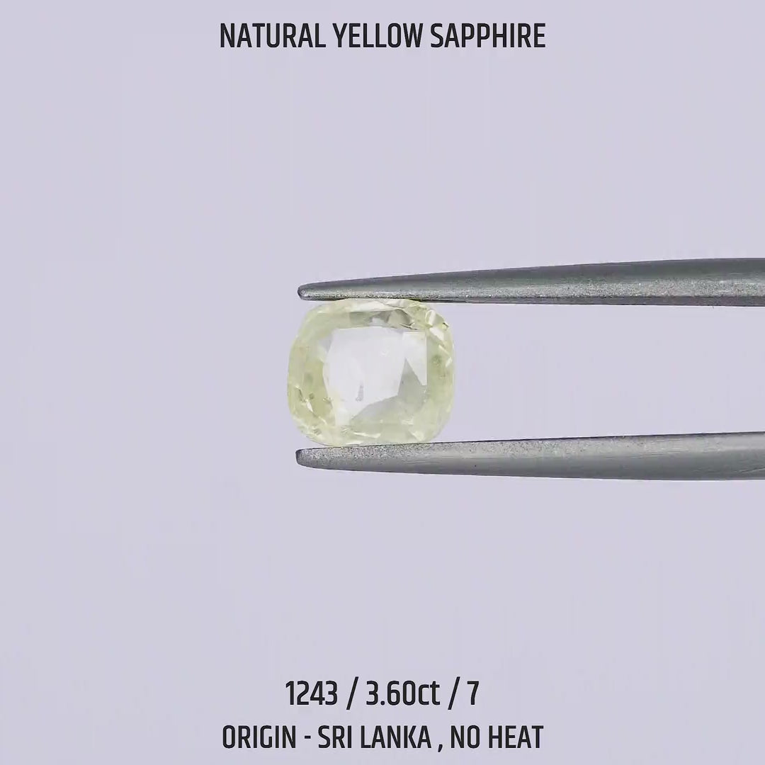 Yellow Sapphire - 1243-3.60Ct-7