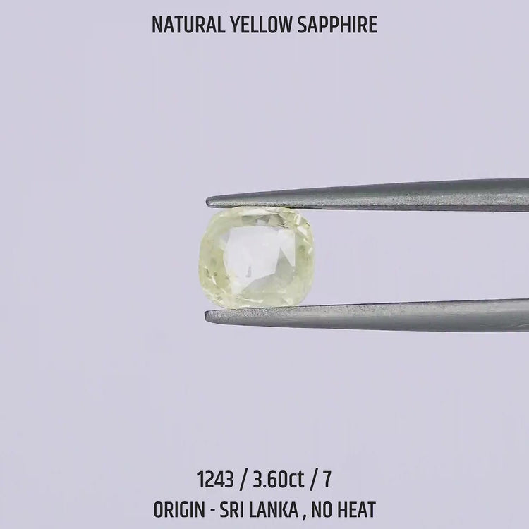 Yellow Sapphire - 1243-3.60Ct-7