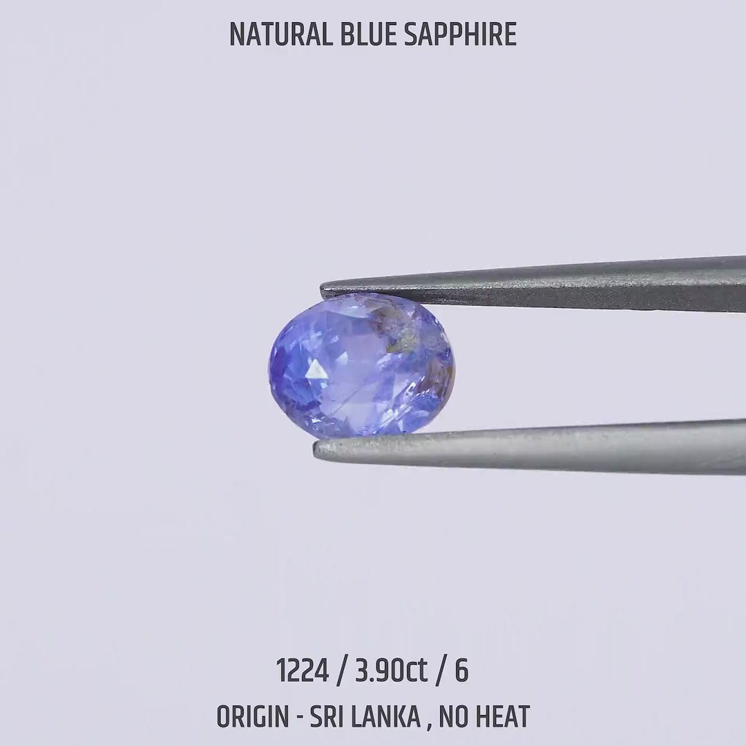 Blue Sapphire - 1224-3.90Ct-6