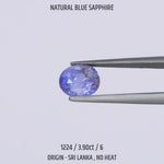
                    
                      Load and play video in Gallery viewer, Blue Sapphire - 1224-3.90Ct-6
                    
                  
