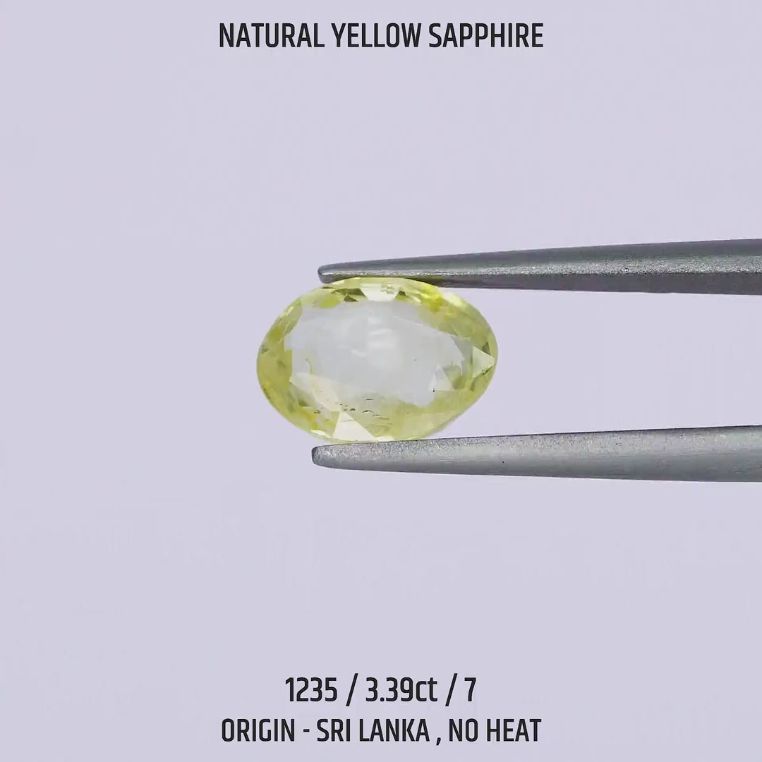Yellow Sapphire - 1235-3.39Ct-7