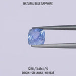 
                    
                      Load and play video in Gallery viewer, Blue Sapphire - 1228-3.49Ct-5
                    
                  