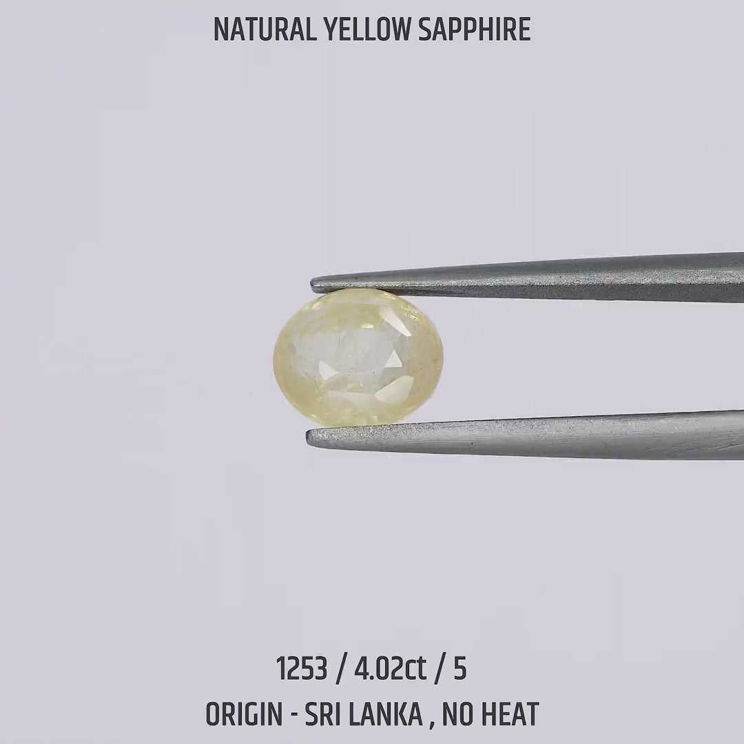 Yellow Sapphire - 1253-4.02Ct-5