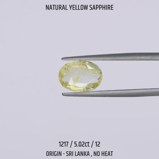 Yellow Sapphire - 1217-5.02Ct-12