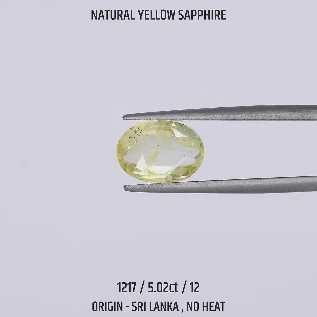 Yellow Sapphire - 1217-5.02Ct-12