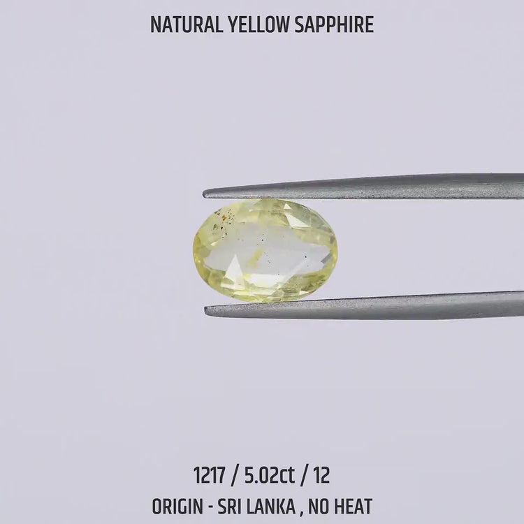 Yellow Sapphire - 1217-5.02Ct-12