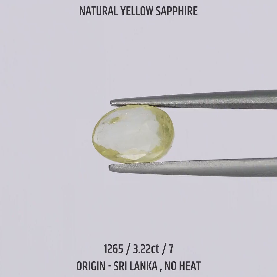 Yellow Sapphire - 1265-3.22Ct-7