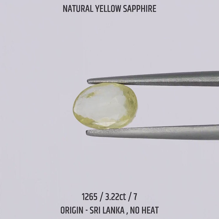 Yellow Sapphire - 1265-3.22Ct-7