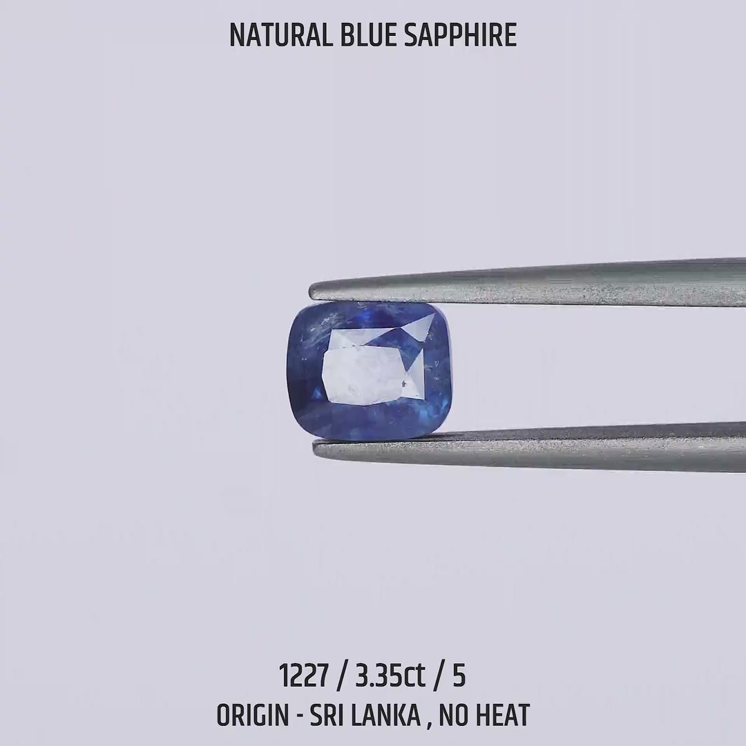 Blue Sapphire - 1227-3.35Ct-5