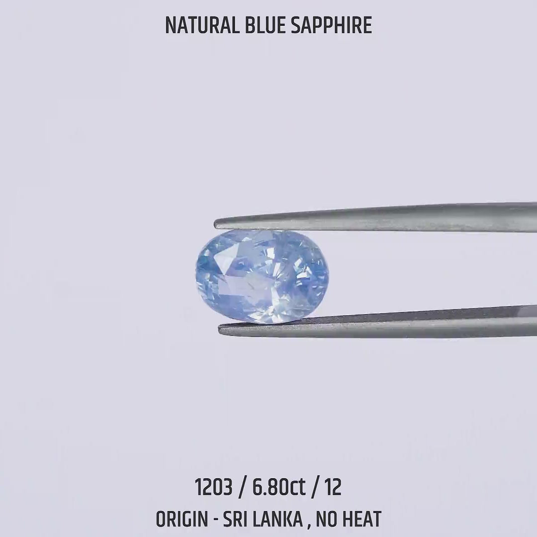 Blue Sapphire - 1203-6.80Ct-12