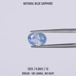 
                    
                      Load and play video in Gallery viewer, Blue Sapphire - 1203-6.80Ct-12
                    
                  