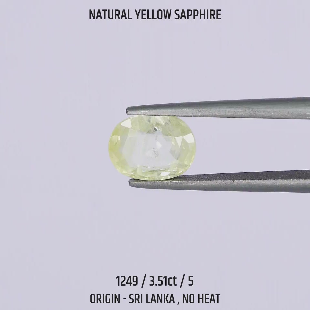 Yellow Sapphire -  1249-3.51Ct-5