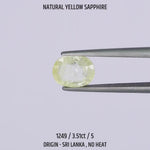 
                    
                      Load and play video in Gallery viewer, Yellow Sapphire -  1249-3.51Ct-5
                    
                  