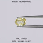 
                    
                      Load and play video in Gallery viewer, Yellow Sapphire - 1266-2.53Ct-7
                    
                  