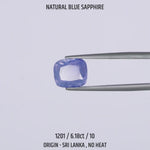 
                    
                      Load and play video in Gallery viewer, Blue Sapphire - 1201-6.18ct-10
                    
                  