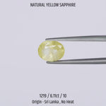 
                    
                      Load and play video in Gallery viewer, Yellow Sapphire - 1219-6.11Ct-10
                    
                  