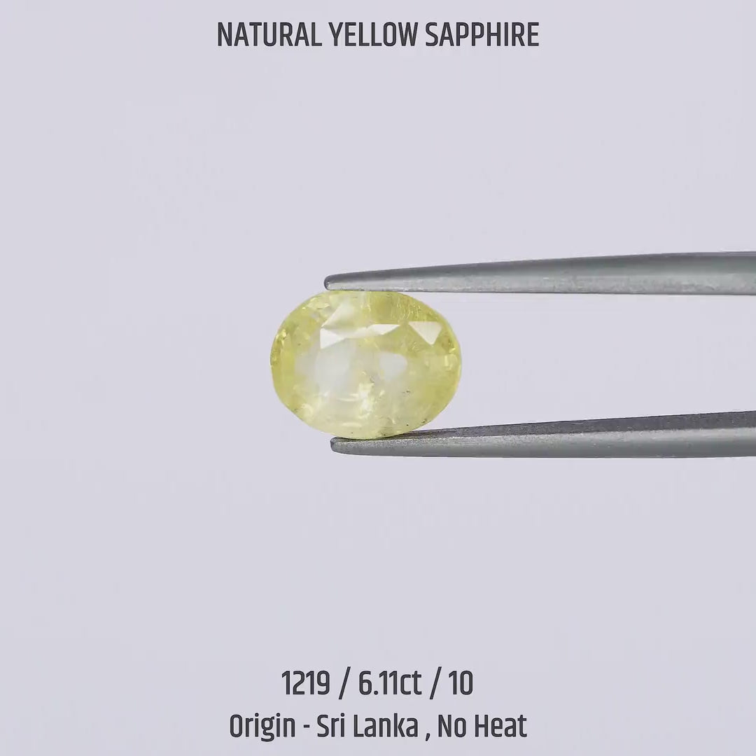 Yellow Sapphire - 1219-6.11Ct-10