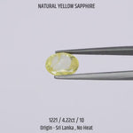 
                    
                      Load and play video in Gallery viewer, Yellow Sapphire - 1221-4.22Ct-10
                    
                  