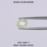 
                    
                      Load and play video in Gallery viewer, Yellow Sapphire - 1239-4.04Ct-7
                    
                  