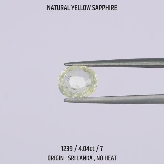 Yellow Sapphire - 1239-4.04Ct-7
